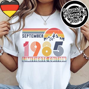 40 Geburtstag Retro Shirt – 1985 Vintage Sweatshirt Geschenk – 40 Jahre Hoodie für Damen / Herren – T-Shirt für Ehefrau oder Ehemann