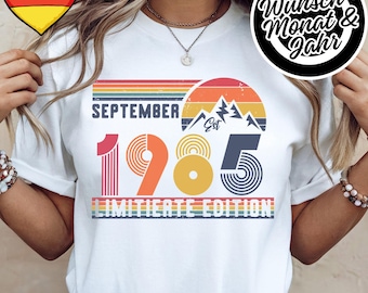 40 Geburtstag Retro Shirt – 1985 Vintage Sweatshirt Geschenk – 40 Jahre Hoodie für Damen / Herren – T-Shirt für Ehefrau oder Ehemann