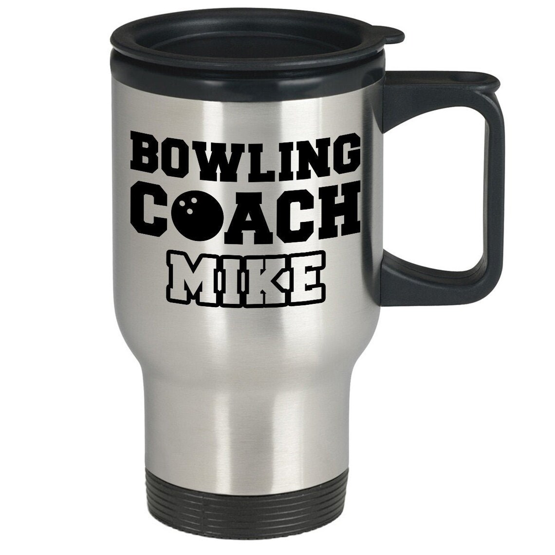 Personalized Bowling Coach Birthday Gift Travel Mug Men Women Etsy
