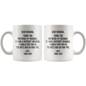Funny Husband Mug, Gift For Husband, Mr Hubby Mug, Valentines Day Mug, Husband Birthday Gift, To My Husband, Husband Anniversary Mug image 6