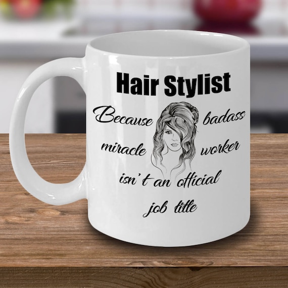 Hair Stylist Mug Hairstylist Gift Hair Stylist Gift Hair Etsy