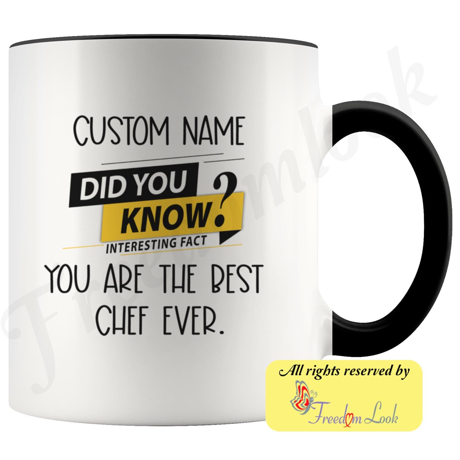 Chef Coffee Mug Chef Personalized Gifts Best Chef Ever Etsy