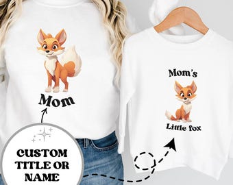 Mama and Mama's Boy Matching Sweatshirts, Mom and Lil Girl Set, Mommy and Mini Outfits, Matchy Mother and Child Sweater, Mothers Day Gift