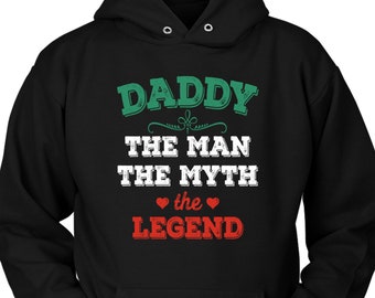 Daddy Man Myth Legend Hoodie, Bästa pappa någonsin Hoodie, Daddy Hoodie, Världens bästa pappa Hoodie, Fantastisk pappa Hoodie, Pappas födelsedagspresent