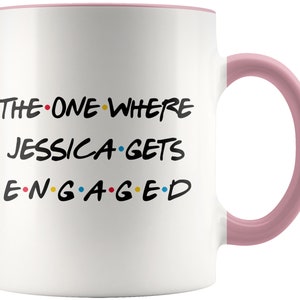 7 Colors Personalized Engagement Gift For Women, Engaged Mug, Newly Engaged Gifts, Engagement Mug, Engagement Party Gift, Just Engaged Cup