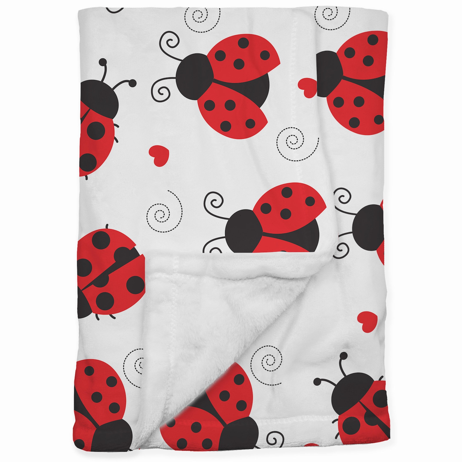 Personalized Ladybug Blanket for Ladybird Lovers Custom Name Etsy