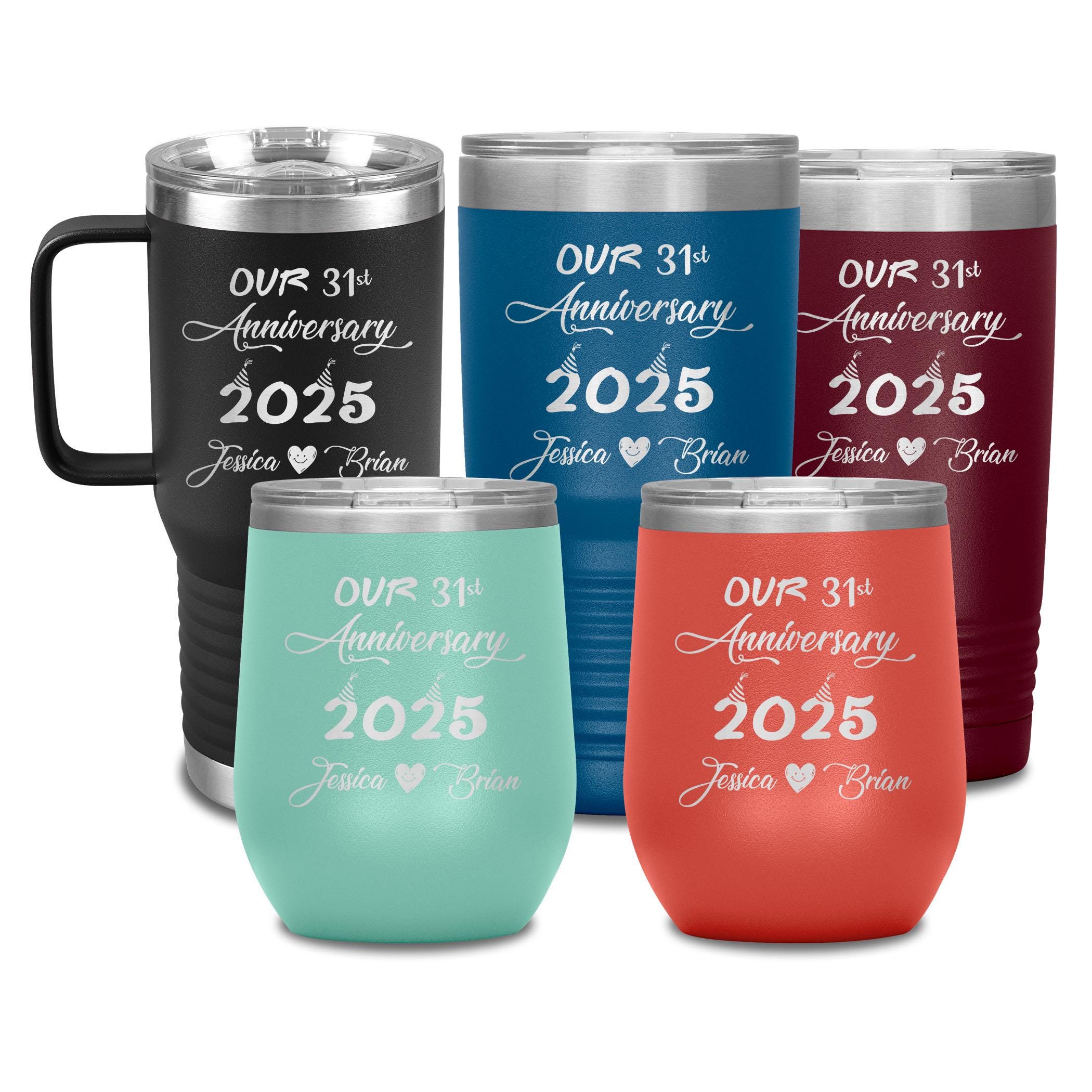 Together Since - Personalized Stainless Steel Tumbler Designed By Helpless Cub