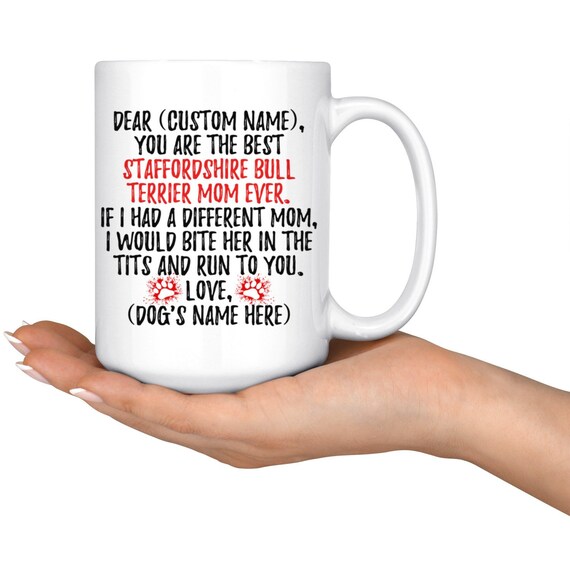 STAFFORDSHIRE BULL TERRIER GIFT IDEA MUG PRESENT CUP FOR STAFFY LOVER