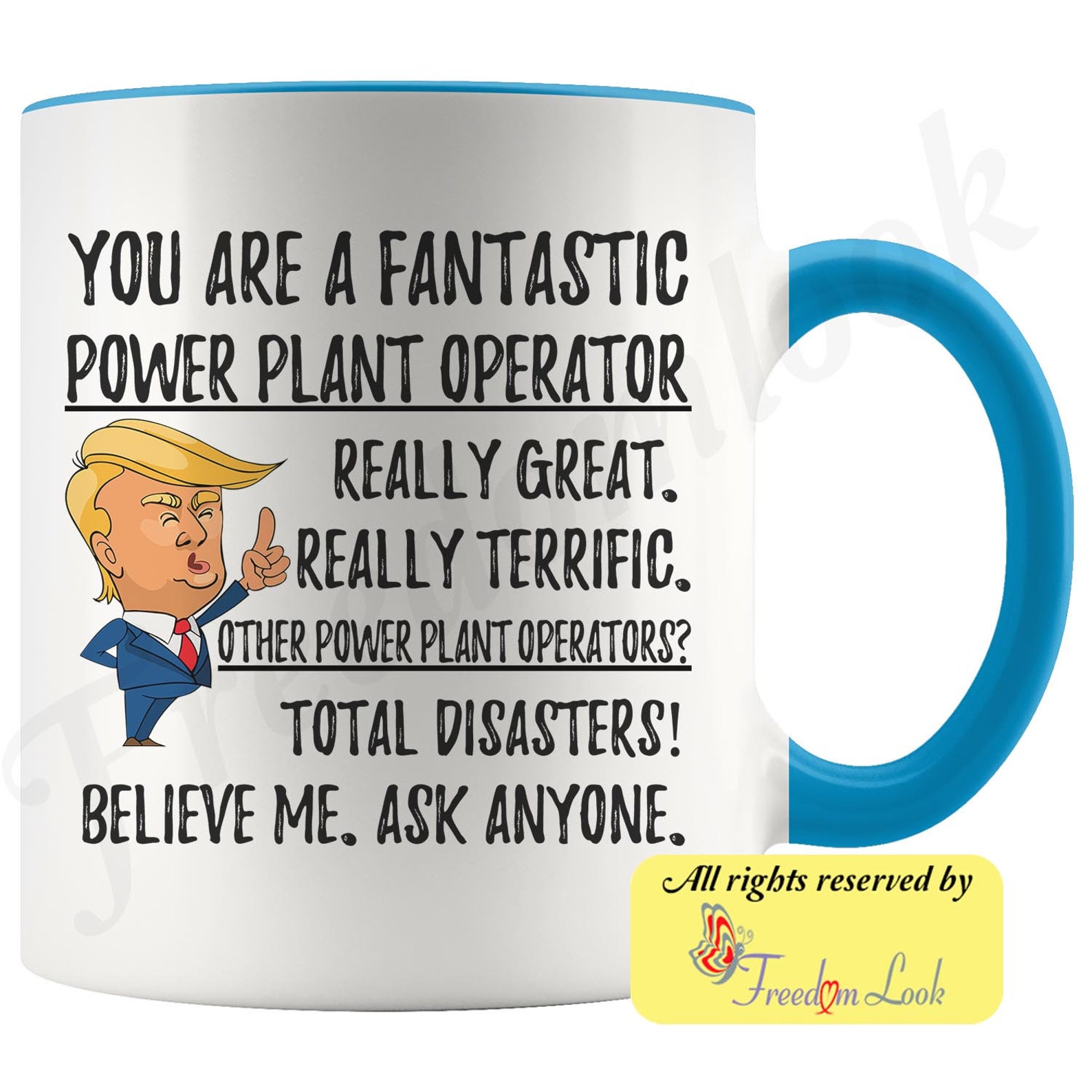 Funny Fantastic Power Plant Operator Coffee Mug Trump Etsy