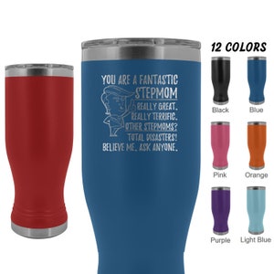 Funny Fantastic Stepmom BOHO Tumbler, Stepmom Trump Gifts, Best Stepmom Birthday Gift, Funny Stepmom Gift Ideas, Unique Stepmother Gift
