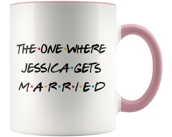 7 Colors Personalized Women Wedding Gift, Marriage Gift, Just Married Cup, Bridal Shower, Newlywed Mug, Bridal Party Gift, Gift For Bride