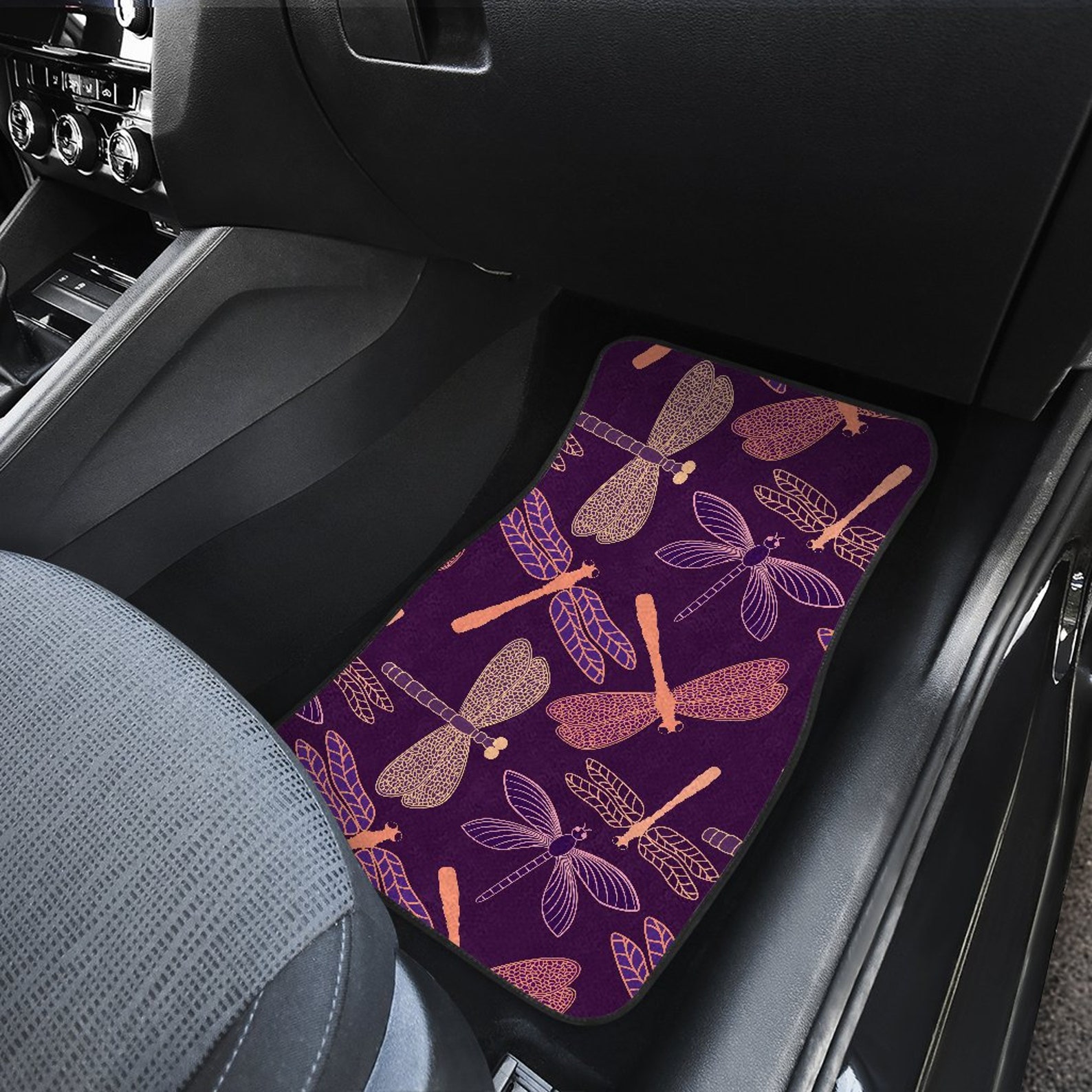 Dragonfly Front and Back Car Mats Dragonflies Car Floor Mats Etsy
