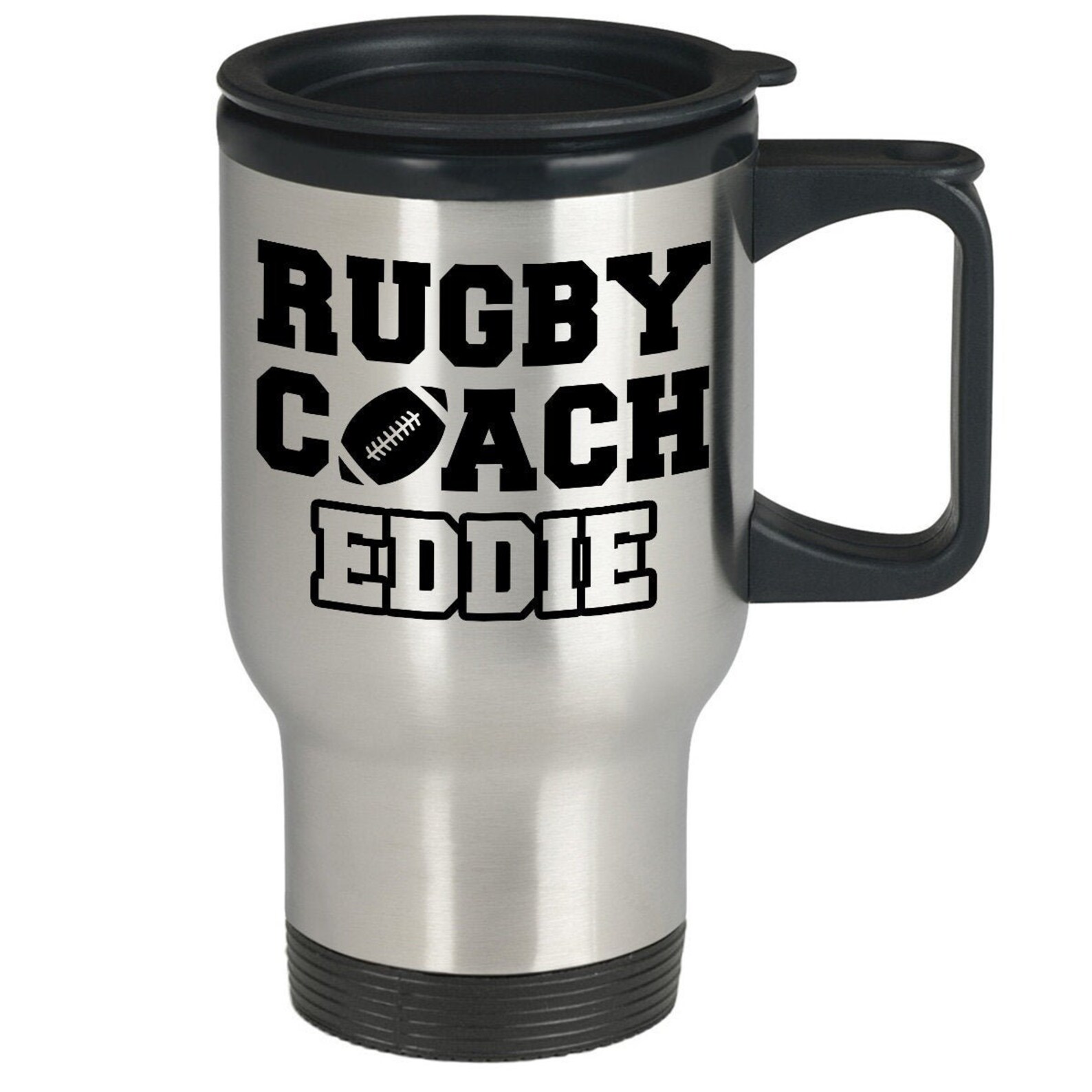 Personalized Rugby Coach Birthday Gift Travel Mug for Men and Etsy