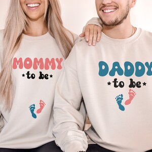 Mama i tata będą w ciąży, bluza unisex, bluza z długim rękawem, spodziewany brzuszek, niespodzianka, ogłoszenie o ciąży na Boże Narodzenie