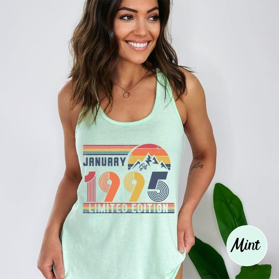 30th Birthday Retro Unisex Tank Top, 1995 Birthday Shirt
