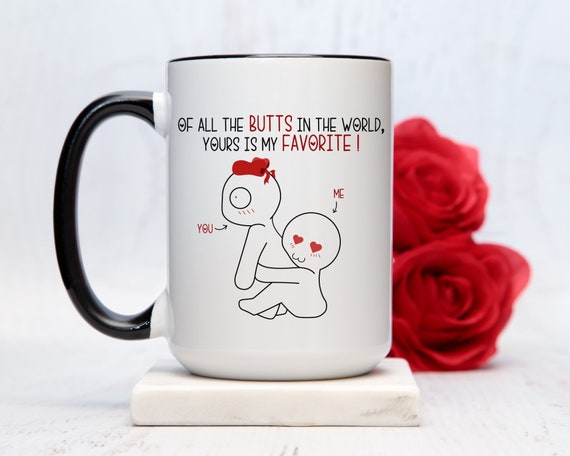 Fluffy Dreams Lot De Tasses à Café Qui S'Embrassent - Cadeau Romantique Couple "You And Me"