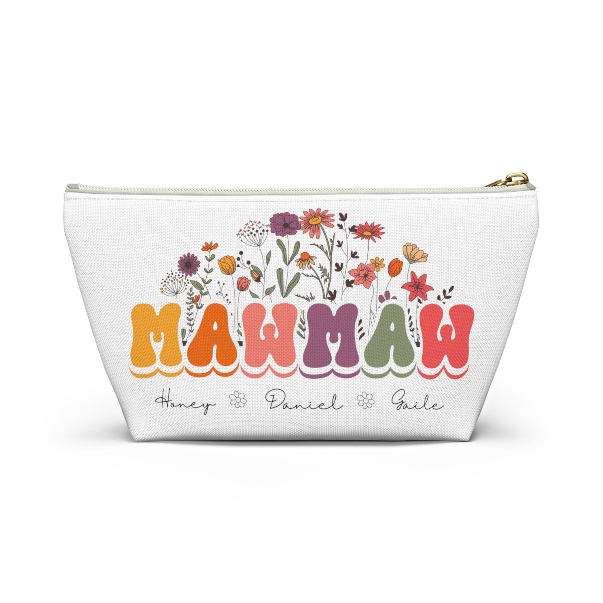 Custom Mawmaw Accessory Pouch W T-bottom Travel Bag - Makeup Bag 
