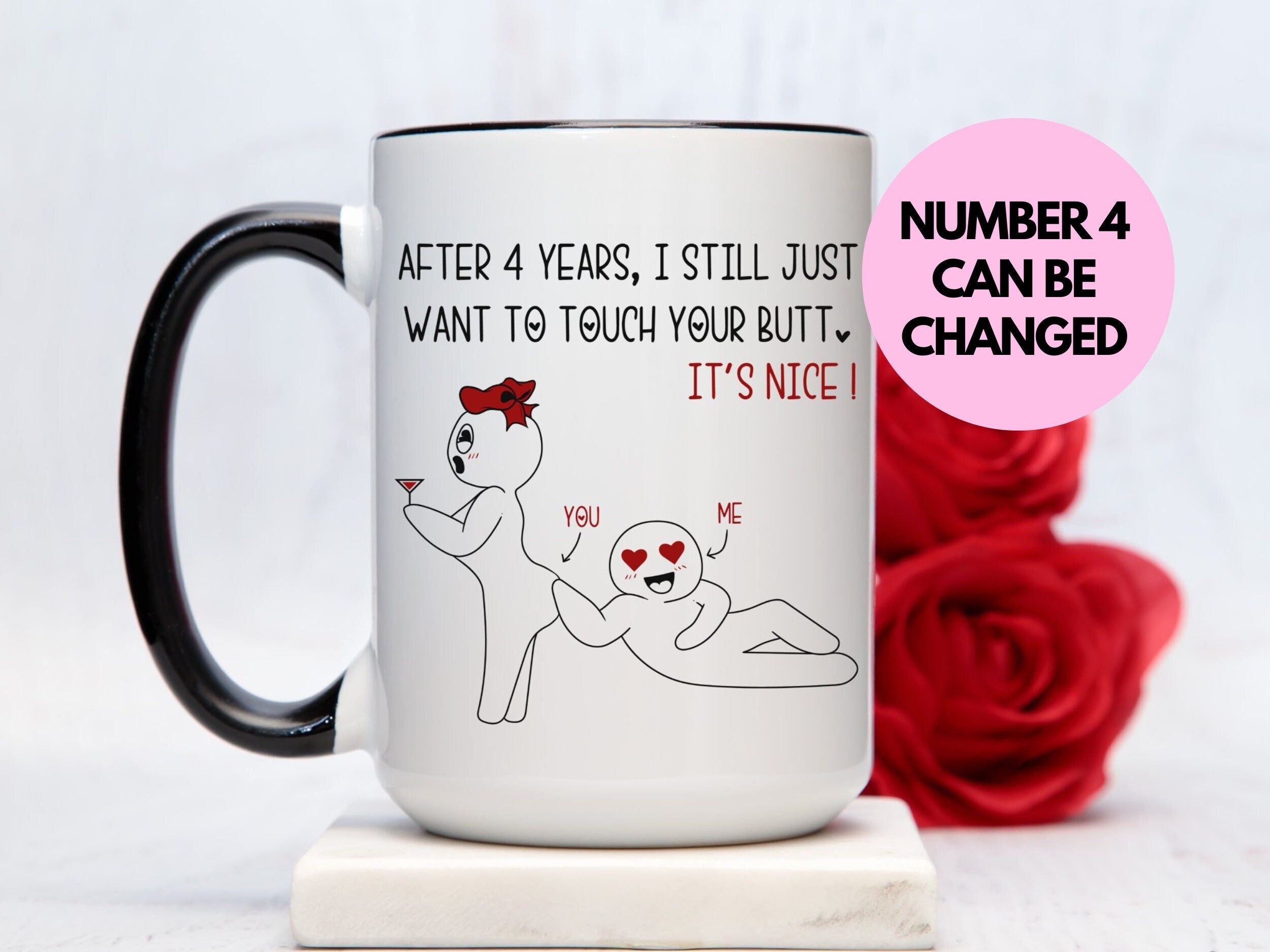 Mug en céramique avec illustration des fesses, cadeau amusant pour le corps - France