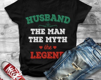 Husband Man Myth Legend Shirt, Husband Tee, Hubby T-shirt, Worlds Best Husband Shirt, Awesome Husband Crew Neck Shirt, Husband Tshirt