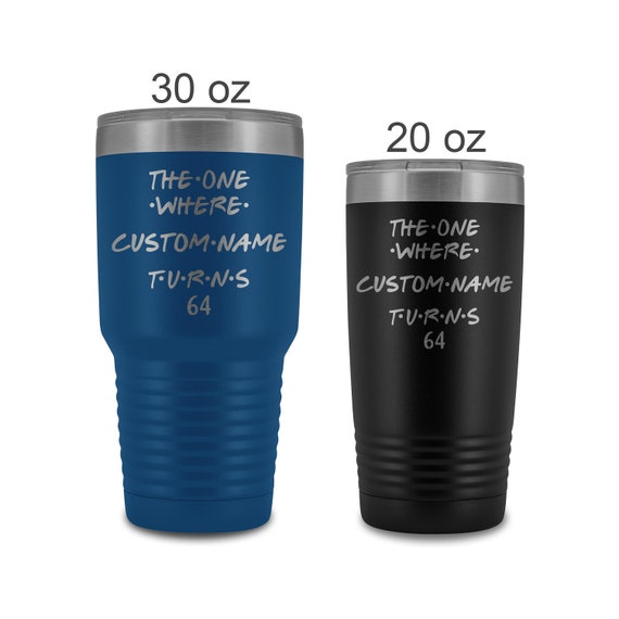 Personalized 64th Birthday Tumbler, Happy 64th Birthday Party, 64th  Birthday Gift for Her & Him, Sixty-fourth Bday Present, 64th Gift Ideas -  Etsy Israel