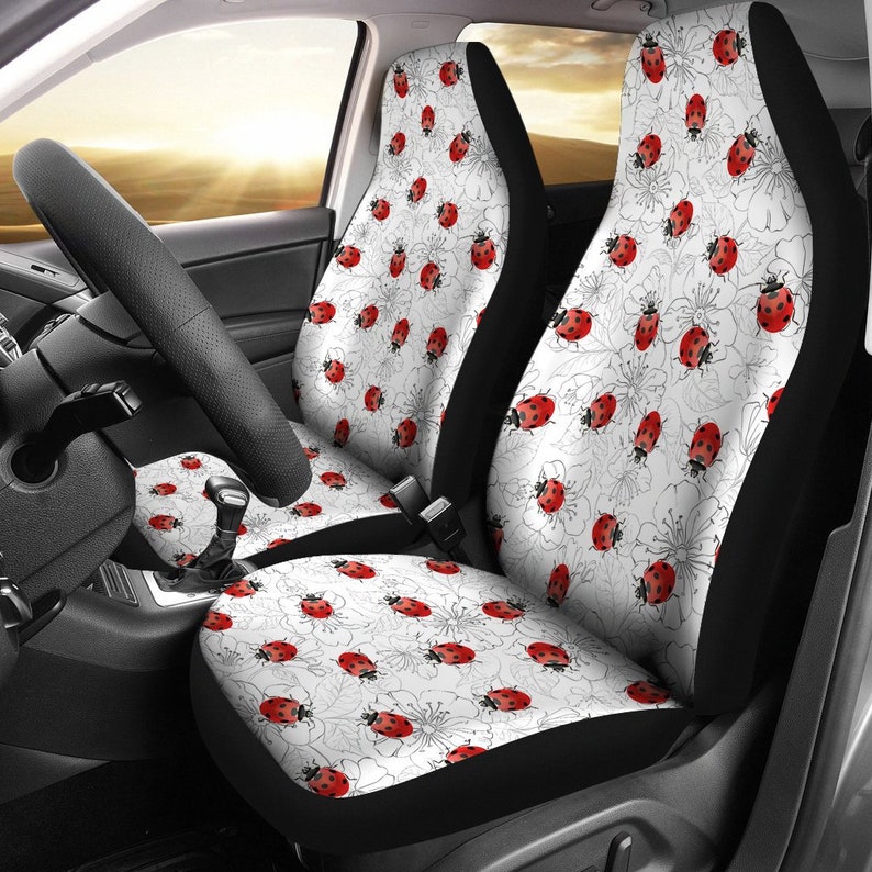 Ladybug Car Seat Covers Ladybird Lover Front Car Cover Gift Etsy