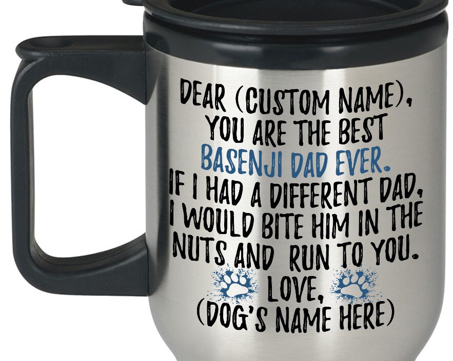 Basenji Daddy Mug Basenji Owner Gift Personalized Basenji Dad Gifts Basenji Daddy Mug Basenji Owner Gift Personalized Basenji Dad Gifts