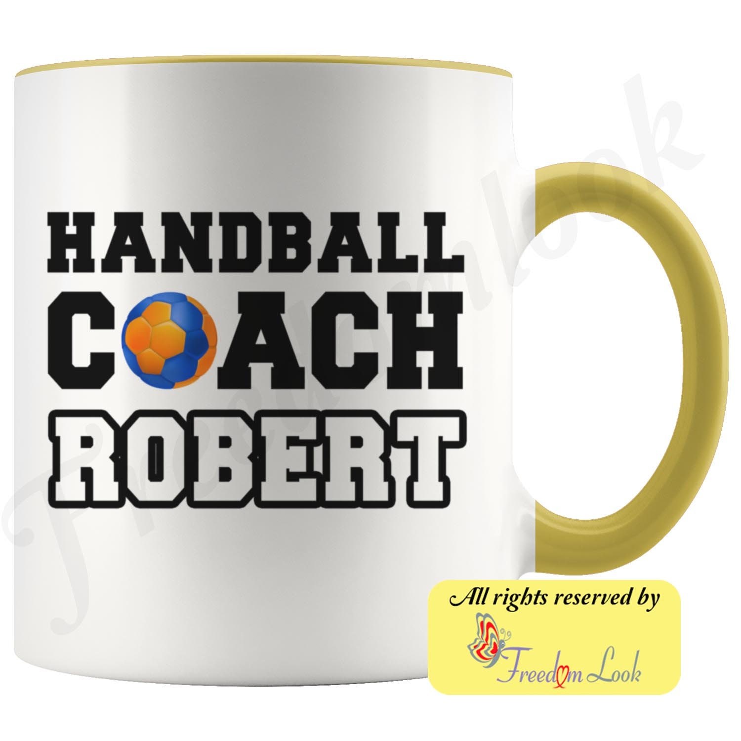 Personalized Handball Coach Birthday Gift Mug for Men and Women ...