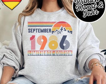 Retro 40. Geburtstag-sweater – Vintage 1986 cadeau trui – 40 Jahre Jubiläum hoodie uniseks – Lustige Idee für Party & Geschenk