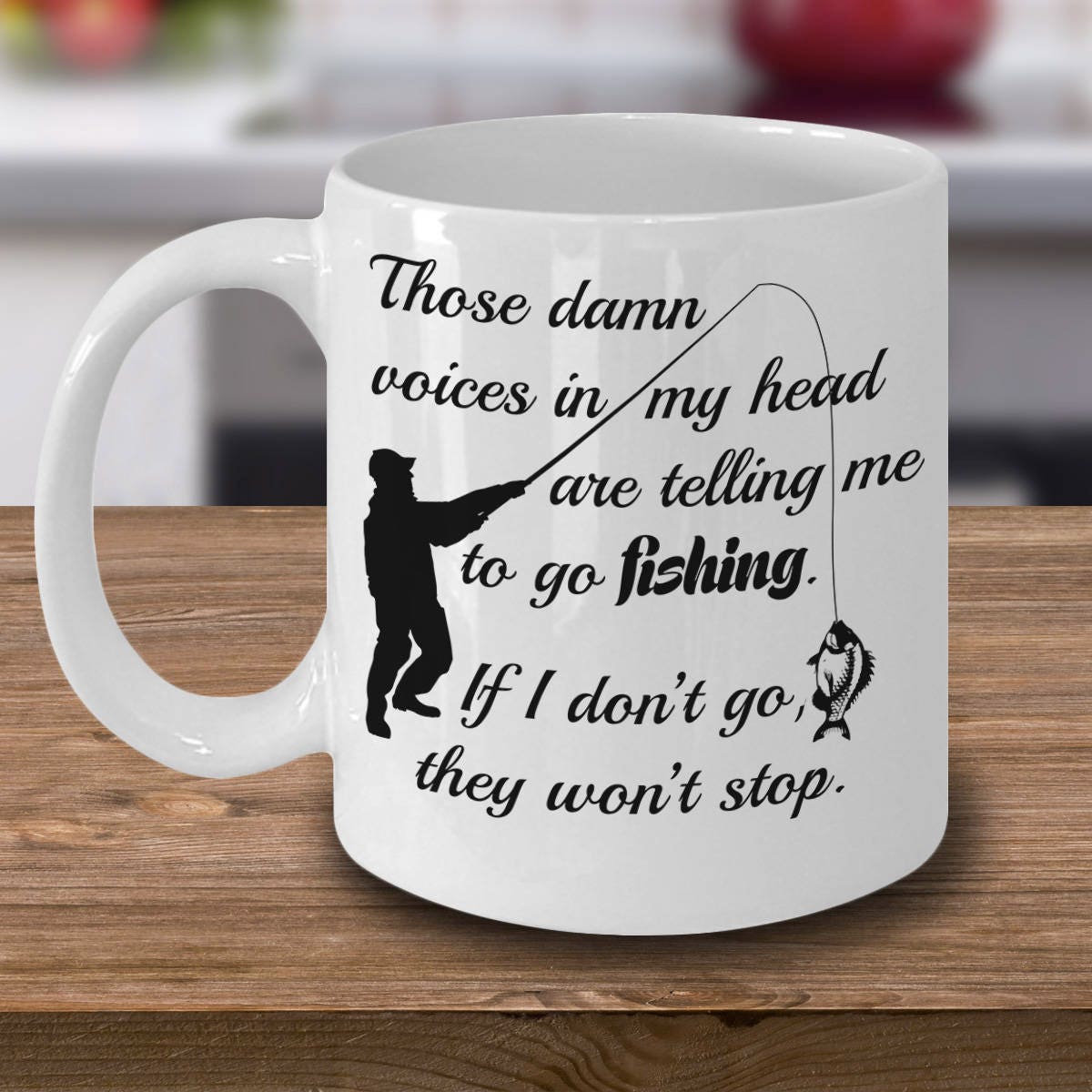 Time To Go Fishing, Fishing Mug, Fisherman, Dad Fishing Mug, Angling, Unique Fishing Gift, Fishing Love, Fishing Grandpa, Angler Mug