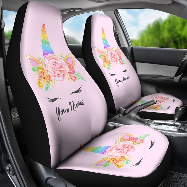 Best Unicorn Car Seat Covers Unicorn Lover Front Car Cover Etsy