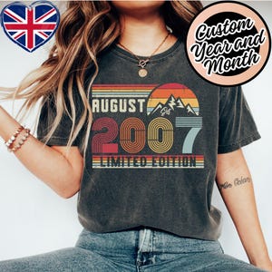 2007 Birthday Shirt – 18th Birthday Retro Sweatshirt Gift – Vintage Hoodie for Men / Women – Unisex T-Shirt for Teen Party Celebration Gift