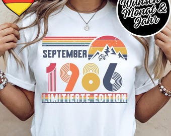 40 Geburtstag Retro Shirt – 1986 Vintage Sudadera Geschenk – 40 Jahre Hoodie für Damen / Herren – Camiseta para Ehefrau oder Ehemann