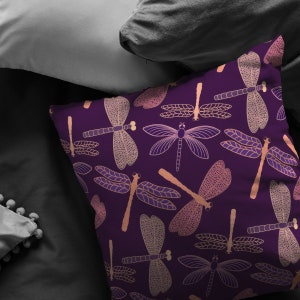 Libelle Kissen, Libelle Kissen Liebhaber Geschenk, Hübsche Libellen Überwurf Bettkissen Kunst, Libelle Schlafzimmer Zimmer Deko Kissen