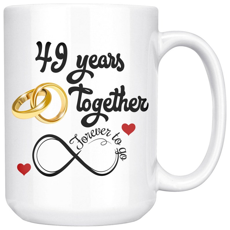 49th Wedding Anniversary T For Him And Her Married For 49 Etsy