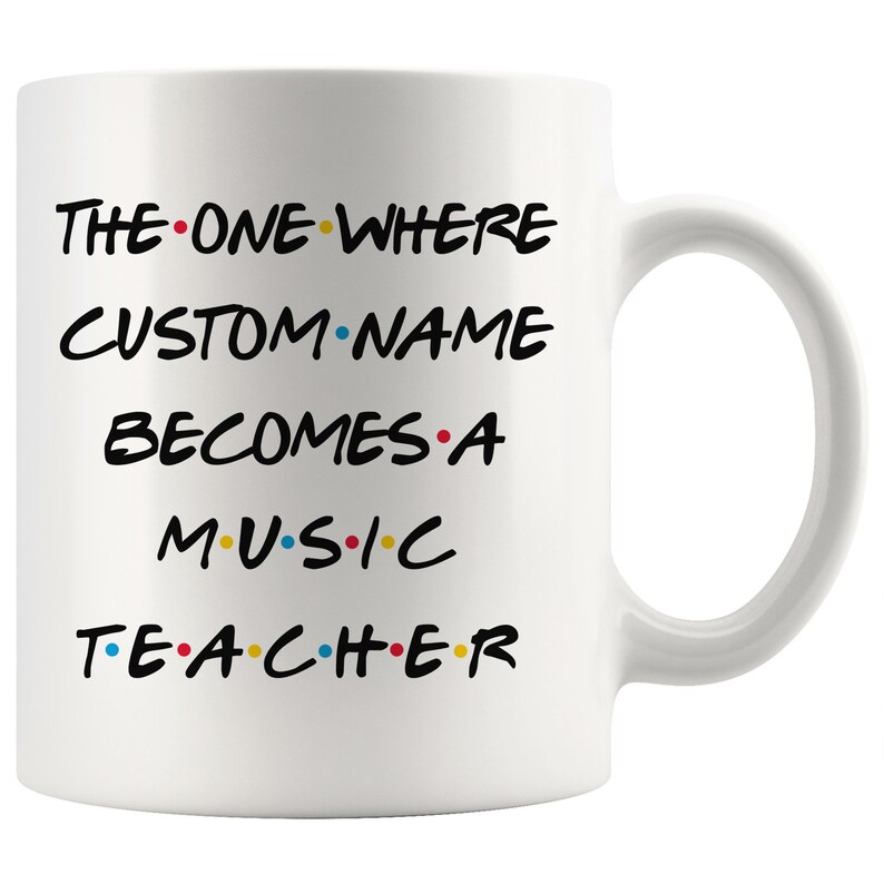 Personalized Music Teacher Graduation Mug Music Teacher Etsy