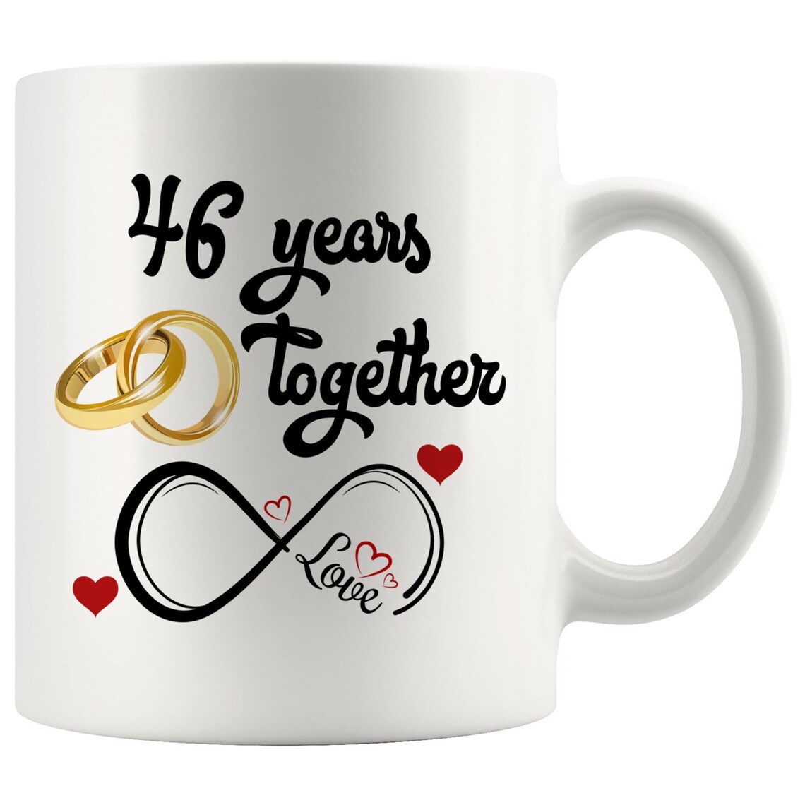 46th Wedding Anniversary Gift for Him and Her 46th Etsy