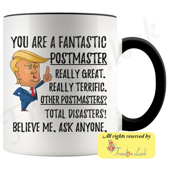Trump Postmaster Mug For Postmaster Gifts For Postmaster Coffee Mug Funny Donald Trump Postmaster Mug For Postmaster Gifts For Postmaster Coffee Mug Funny Donald