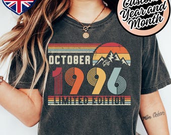 1996 Birthday Shirt – 30th Birthday Retro Sweatshirt Gift – Vintage Hoodie for Men / Women – Unisex T-Shirt Gift Idea for Friends or Party