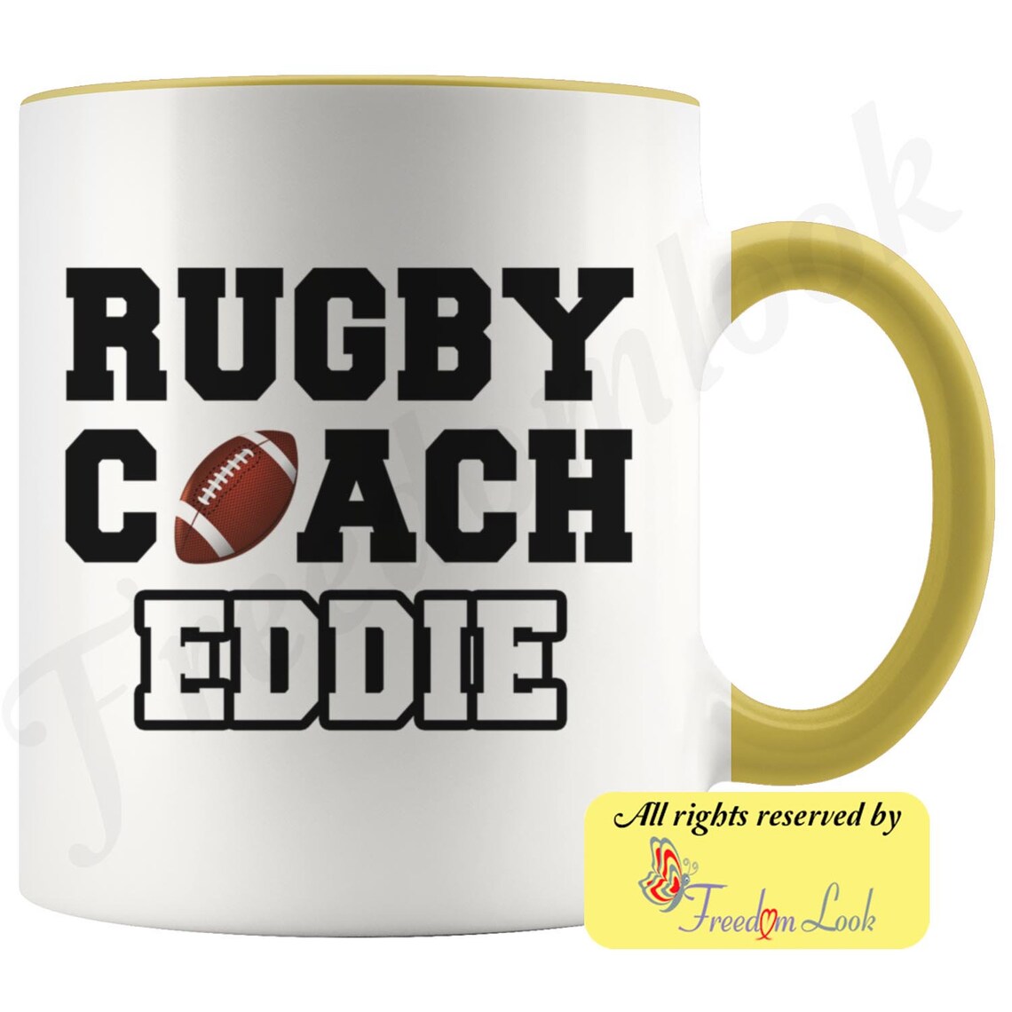Personalized Rugby Coach Birthday Gift Mug For Women and Men Etsy