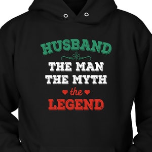 Esposo hombre mito leyenda sudadera con capucha, sudadera con capucha marido, sudadera con capucha Hubby, mejor capucha de marido del mundo, sudadera con capucha de marido impresionante, sudadera con capucha de marido, regalo de marido