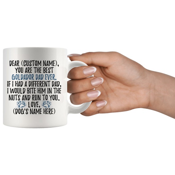 Goldador Owner Men Gifts Details about   Personalized Goldador Dog Dad Daddy Coffee Mug 