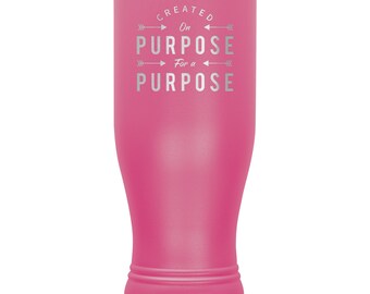 BOHO Insulated Tumbler: Christian Gift, Created On Purpose
