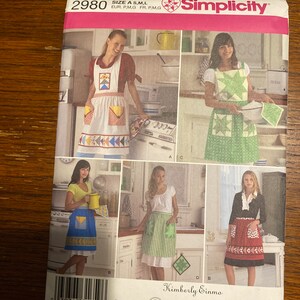Simplicity 2980 apron pattern