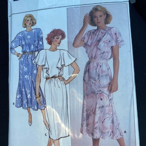 Butterick 3676 dress pattern sizes 8-12
