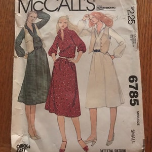 McCall’s 6785 dress pattern