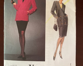 Vogue 1223 jacket and skirt pattern size 14