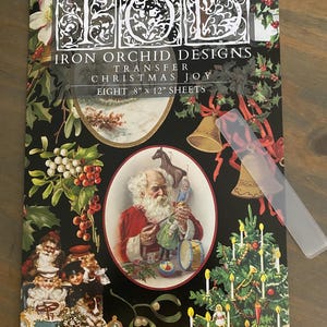 Iron Orchid Designs Christmas Joy Transfers Christmas 2025