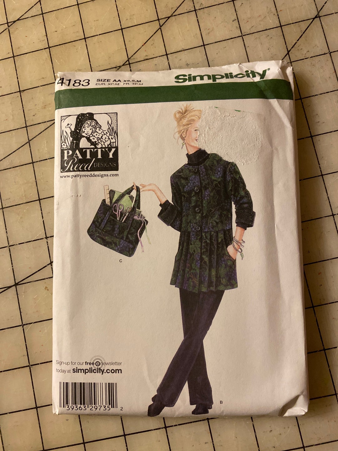 結婚祝い Simplicity 4183 Xsm-medium Pattern Bag Tote and Pants Coat, 裁縫材料