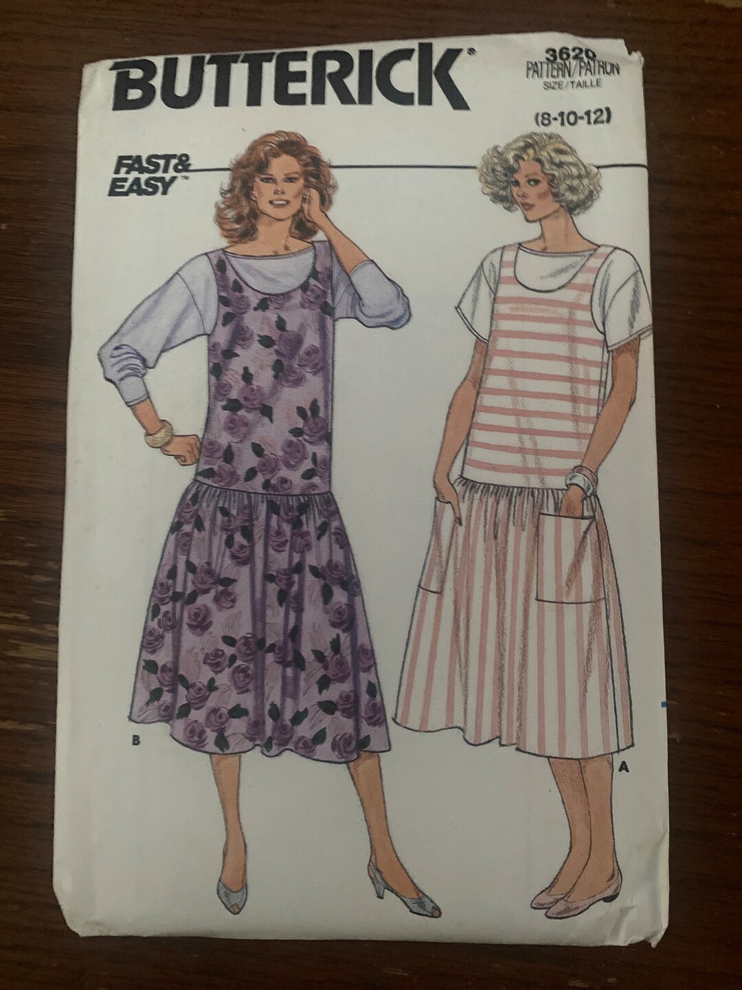 Butterick 3620 Jumper and Top Pattern - Etsy