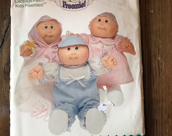 Butterick 6981 Cabbage Patch Kids doll clothes pattern